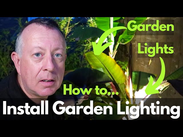 How to Install Easy but Effective Garden Lights