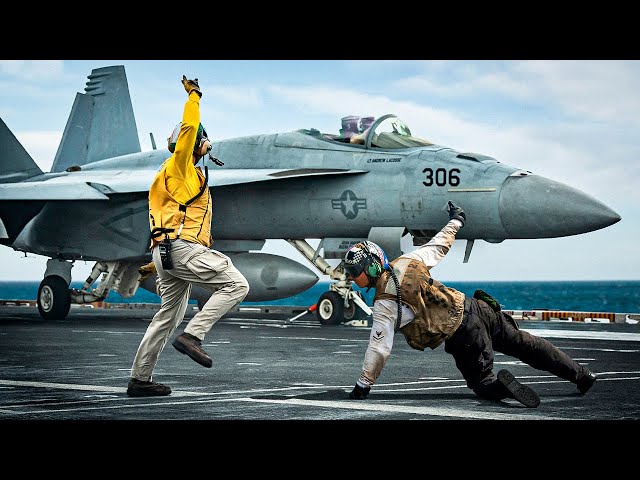 The Insane Hand Signals on an Aircraft Carrier's Flight Deck Explained