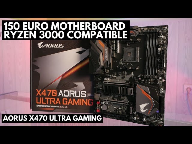 Gigabyte #Aorus #X470 Ultra Gaming Board under 150 Euros and Ryzen 3000 compatible [EN]