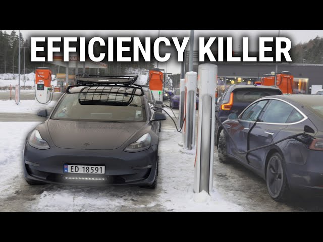 Roof Platform on Tesla and Holiday Chaos - Highway Roadtrip Part 1