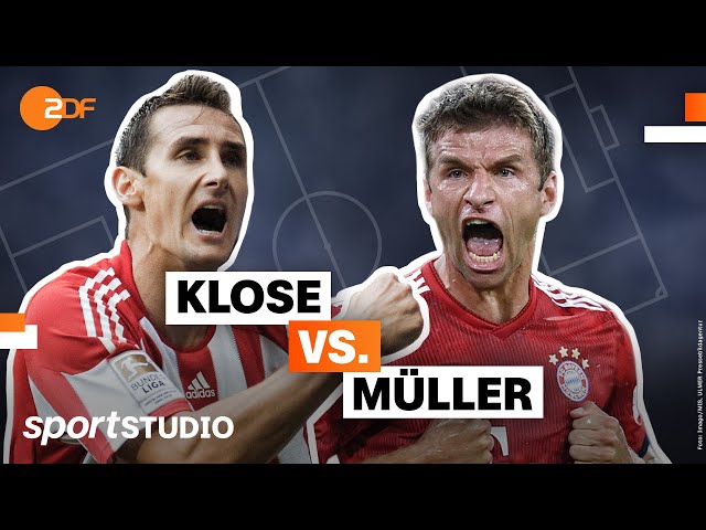 Klose vs. Müller: Goalgetter oder Kreativ-Spezialist? | Bundesliga | sportstudio