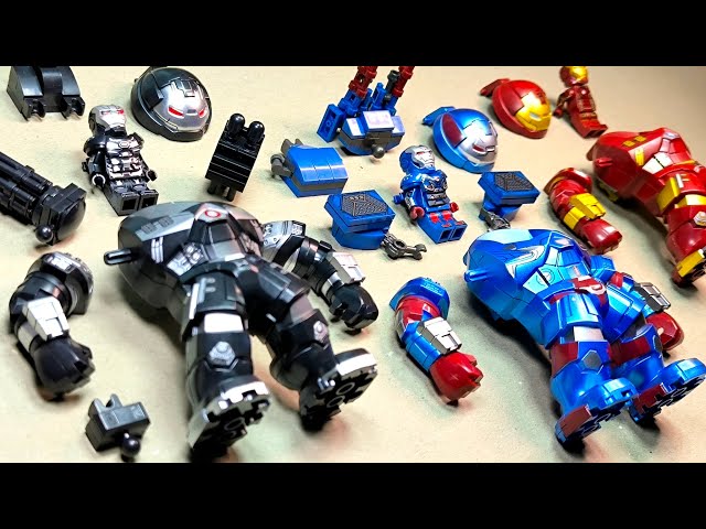 lego hulkbuster | iron patriot | war machine | minifigures lego unofficial