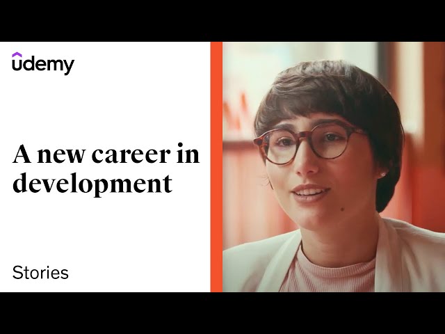 Udemy student Luiza started a new career in iOS Development