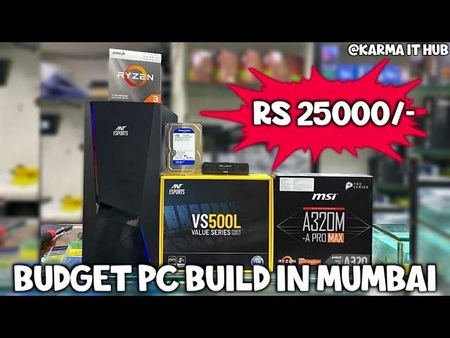 Rs 25,000 Ultimate Gaming PC Build in Mumbai | Karma IT Hub