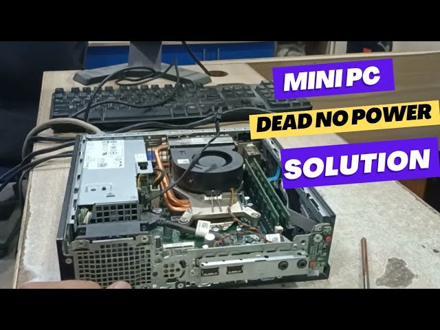 Dell mini PC / No Power / Dell Optiplex 7010 Not Turning On Solution / Power Button Problem Fix