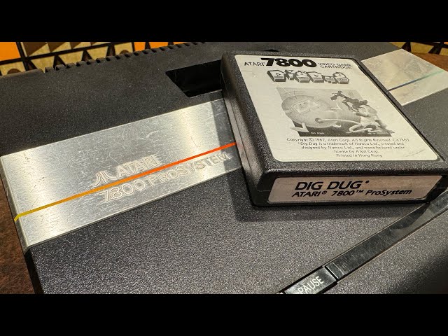 Classic Game Room: DIG DUG for Atari 7800 ProSystem