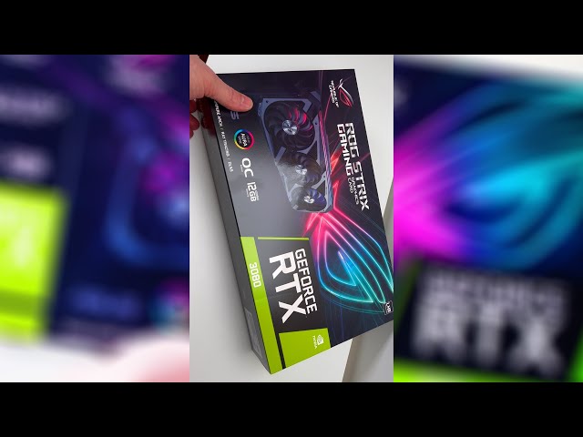 NEW FASTER RTX 3080 is Here & BenchMarked - RTX 3080 ROG Strix OC 12GB Video Card UnBoxing #Shorts