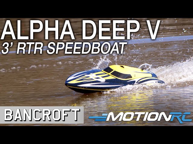 Bancroft Alpha Extreme Deep V Racer 37.4" RTR Speedboat | Motion RC Overview