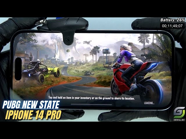 iPhone 14 Pro Test game PUBG NEW STATE | Apple A16 Bionic