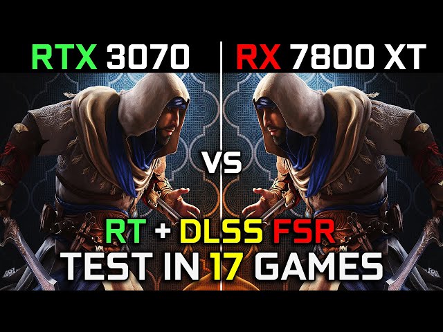 RTX 3070 vs RX 7800 XT | Test in 17 Games at 1440p | The Ultimate Comparison! 🔥 | 2024