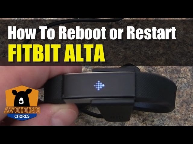 Fitbit Alta - How To Reboot, Reset or Restart