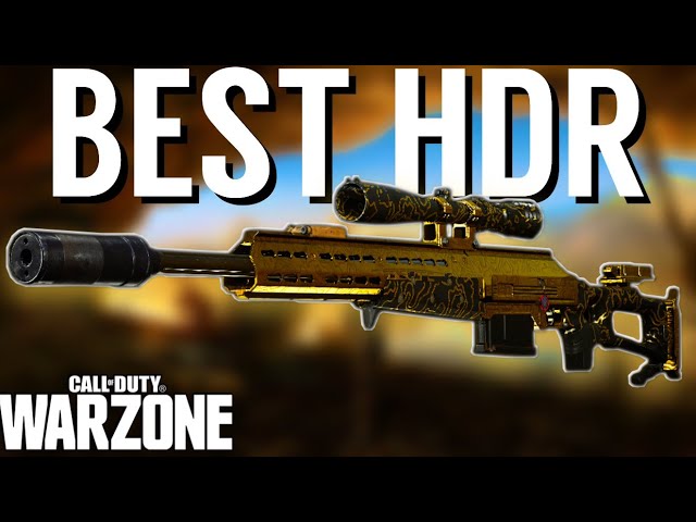 The BEST SNIPER IN WARZONE! HDR CLASS SETUP! (Modern Warfare Warzone)