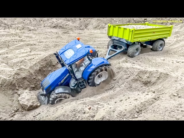 Tractors and RC Trucks work hard over the limit!