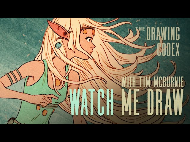 Watch me Draw the LionRider Girl! REAL TIME... FULLY NARRATED TUTORIAL