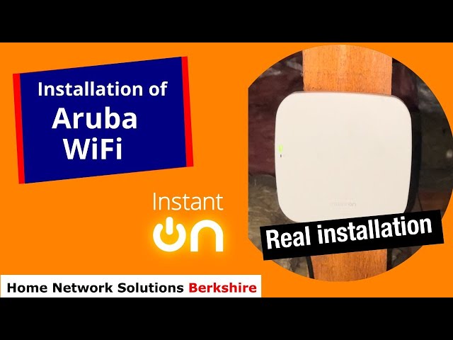 Installation of Aruba Instant On - Home Networking
