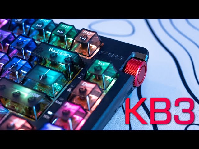One of the best $150 keyboards has a GOOD headphone amp built in!  FiiO KB3 Review