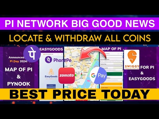 Pi network Withdrawal on Pi Map | Pi coin Price today on Pi nook App | Pi Latest news | New Update