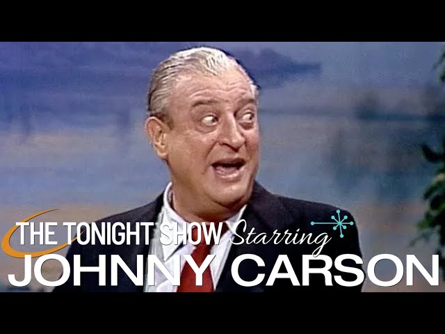 Rodney Dangerfield Almost Makes Carson Fall Out of His Chair Laughing | Carson Tonight Show