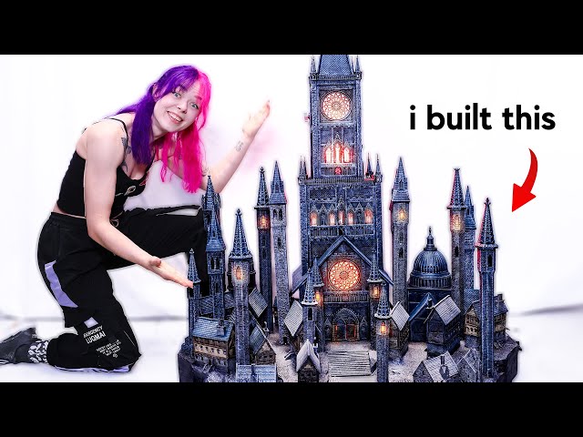 I spent 20 days building a gothic fantasy city