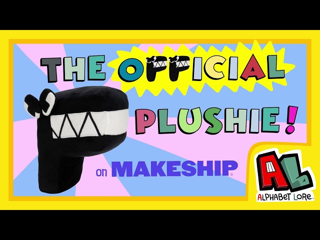 F Plushie | MAKESHIP x ALPHABET LORE