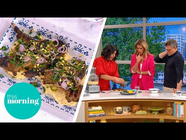 Georgina Hayden’s Delicious Greek Feast With Grilled Halloumi & Lamb Chops | This Morning