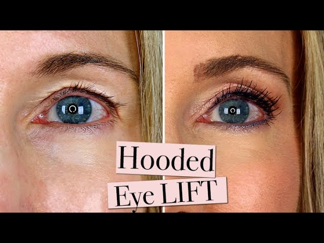 INSTANT EYE LIFT! Disguise Your Sagging Hooded Eye Lids with Makeup!