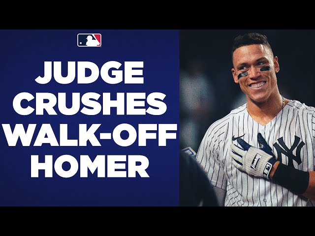 Aaron Judge CRUSHES a walk-off homer!