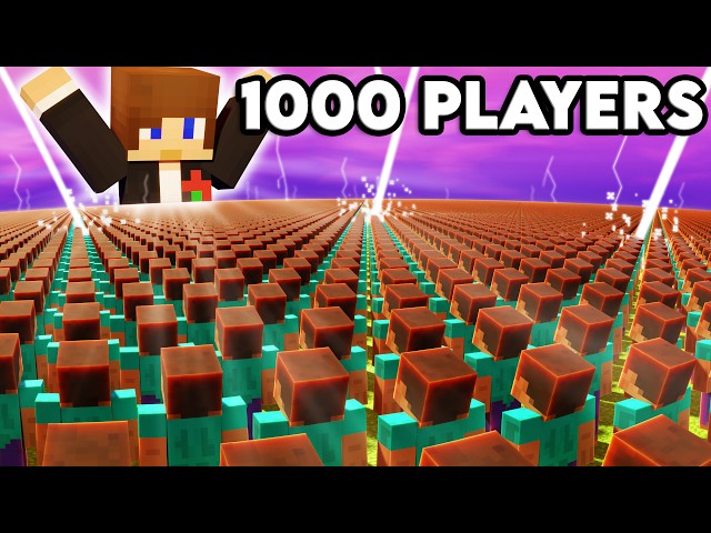 1000 Player Simon Says in Minecraft