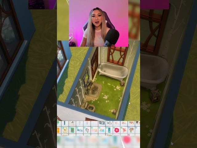 Windows in bathrooms: YES OR NO? 🤔 Sims 4 Alphabet Build Challenge F Part 4 #sims4 #gaming #thesims