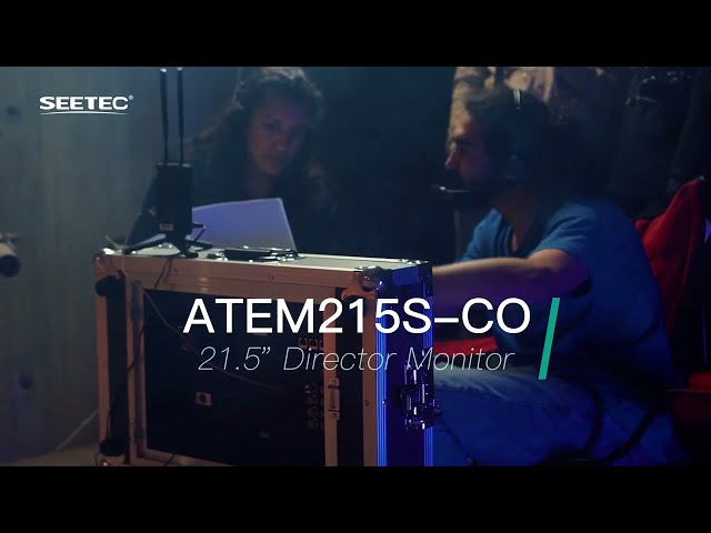 SEETEC ATEM215S-CO 21.5 Inch Director Broadcast Monitor 4 SDI In/ Out Portable Carry On Suitcase