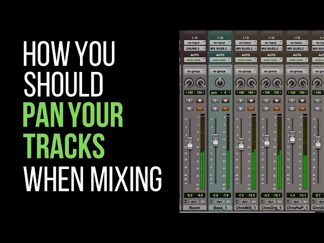 How You Should Pan Your Tracks When Mixing - RecordingRevolution.com