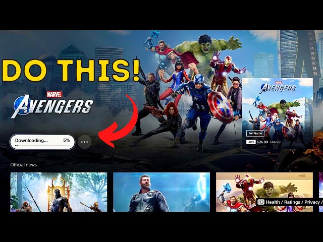 PS5 News | Avengers Game for Free (PS5 Update)