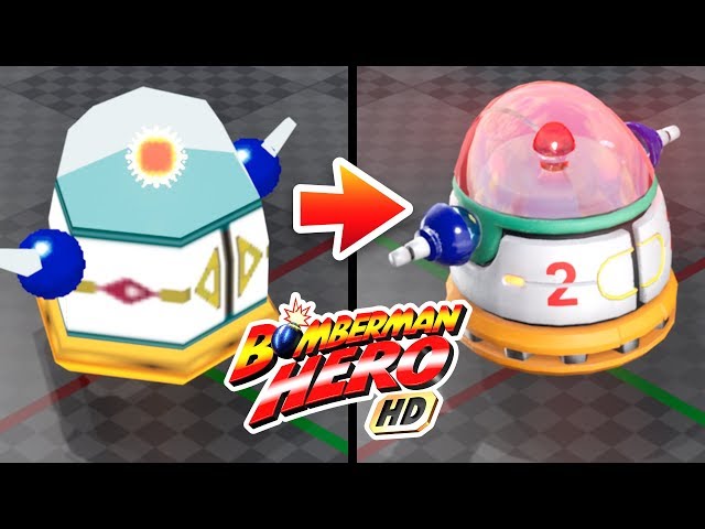 Remaking a Training Robot from N64 in Unreal Engine - Bomberman Hero HD - Game Bites
