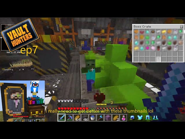 Double Boss KILL Time?!?! (Vault Hunters Modded Minecraft ep7)