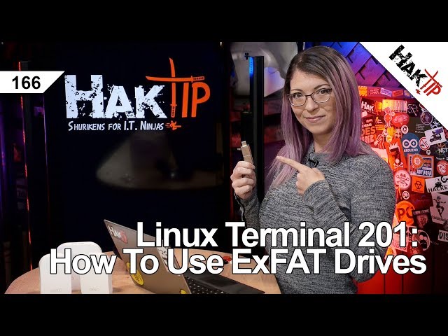 How To Use ExFAT In Linux: Linux Terminal 201 - HakTip 166