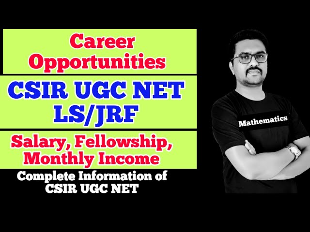 CSIR NET Job Opportunities|Career after CSIR UGC NET|CSIR UGC NET Complete information|Rahul Mapari