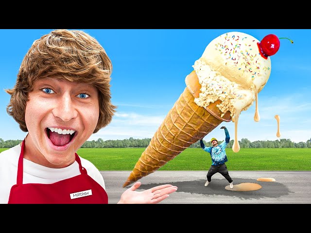 I Made The World’s Largest Ice Cream Cone!