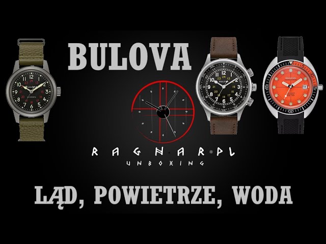 3 zegarkowa kolekcja Bulova: field, sky & sea - 98A255,96A245,96B350 recenzja, przymiarka, luma.