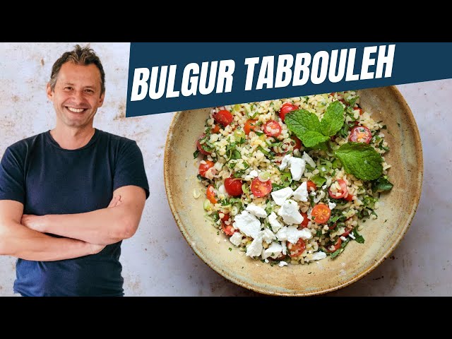 How to use bulgur to make a French style Tabbouleh | Mediterranean recipes