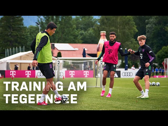 Minjae Kim's first training session with the team | Session at the Tegernsee