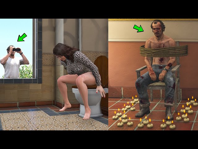 What If Trevor Sees Amanda Pooping 💩 In GTA 5? (OMG)