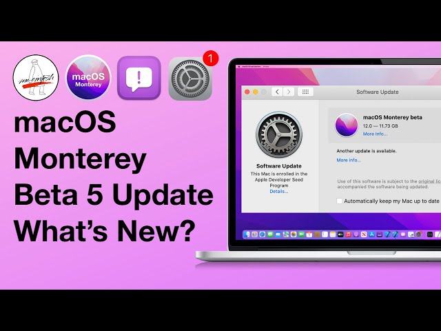 macOS Monterey Beta 5 What's New? New Features & Changes!!!