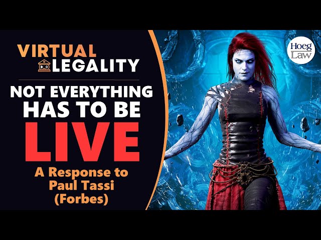 "Live Service" is NOT the Answer | A Response to Paul Tassi/Forbes (VL705)