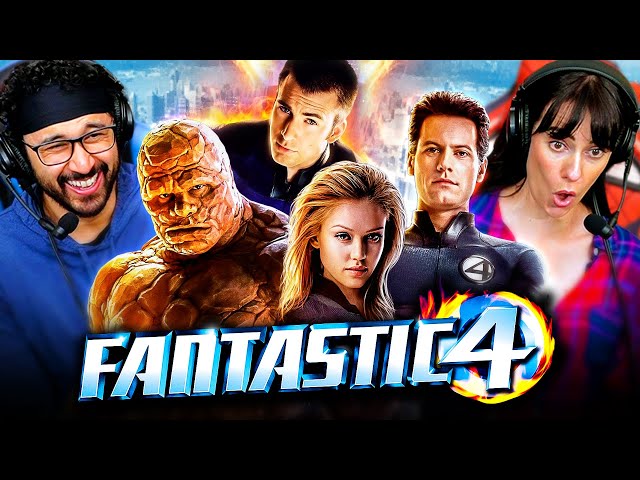 FANTASTIC FOUR (2005) MOVIE REACTION!! Marvel | First Time Watching & Re-Watching (Tara & Greg)