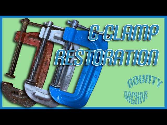 Stanley Handyman 3" C-Clamp Restoration - ASMR