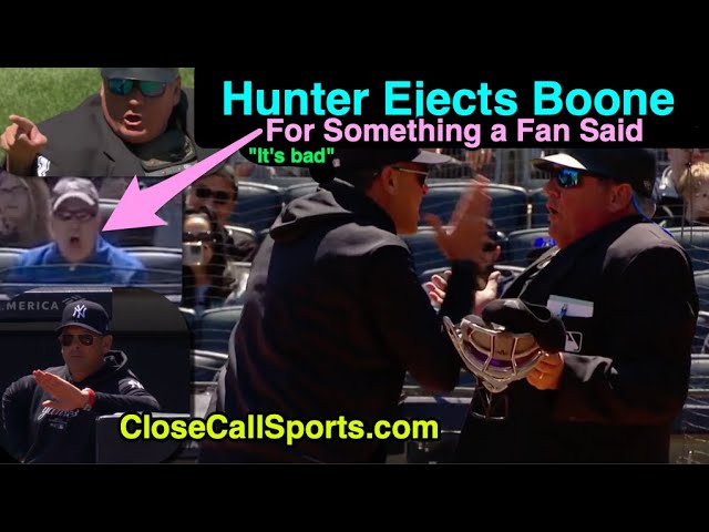 E23 - Hunter Wendelstedt Ejects Aaron Boone for Something a Fan Said, Then Ump Says He Doesn't Care