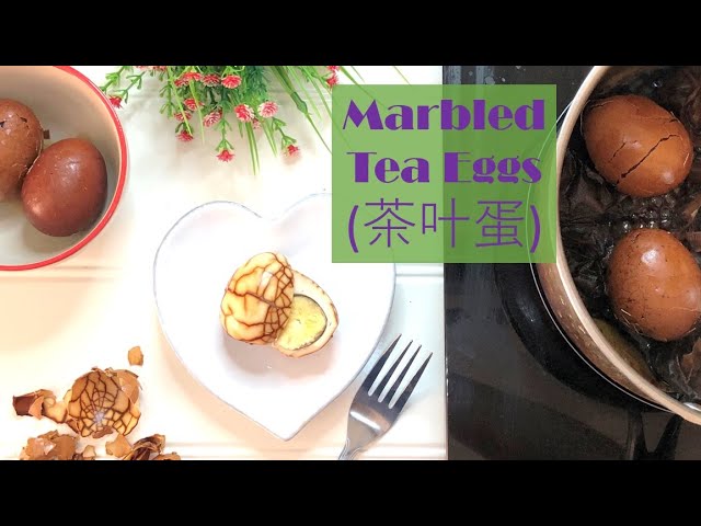 How to make Wagamama Egg for Ramen | Marbled Tea Eggs | 茶叶蛋 | Telur Rebus Teh