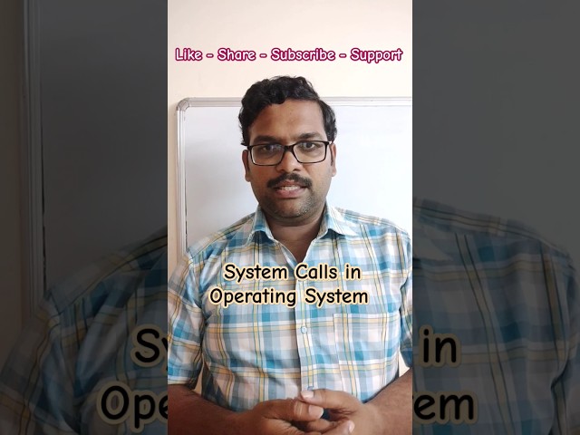 What is System Call in Operating System? || OS Interview Questions