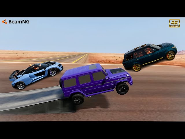 Unleashing Speed: Which Car Makes Quick Runway jump ##003| Beamng Drive | 4k gameplay