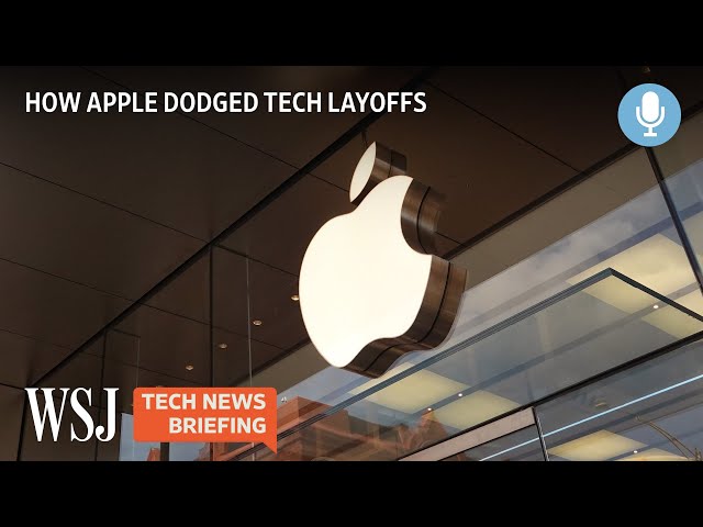 Apple Avoids Tech Layoffs: What Are They Doing Differently? | Tech News Briefing Podcast | WSJ